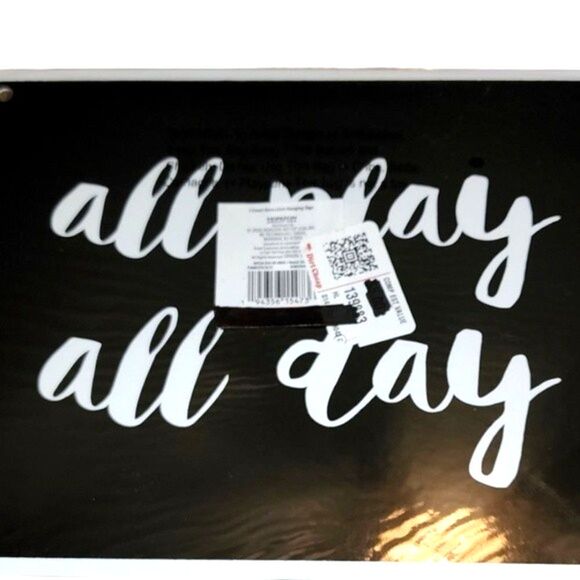 Double Sided Metal Sign "No Adults Allowed.."/"All Play All Day" 8.5"X11" - Picture 2 of 3